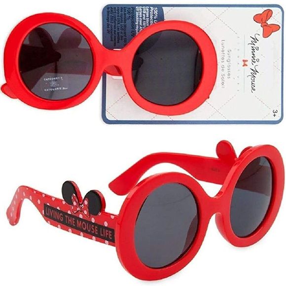 Disney Other - Minnie Mouse"Living the Mouse Life" RED Sunglasses